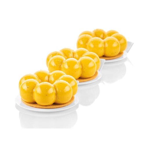 6 TRUFFLE CROWN 90 ø mm.82 H.29 - STAMPO SILICONE BIANCO + CUTTER