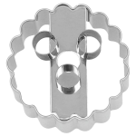 STAMPINO LINZER 3 FORI INOX CM.5