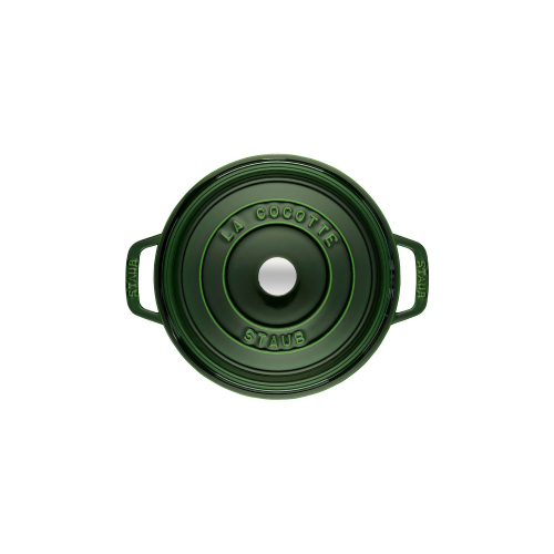 COCOTTE TONDA GHISA CM.24 LT.3,80 VERDE BASILICO