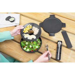 LUNCH BOX INSALATE GRIGIO SCURO