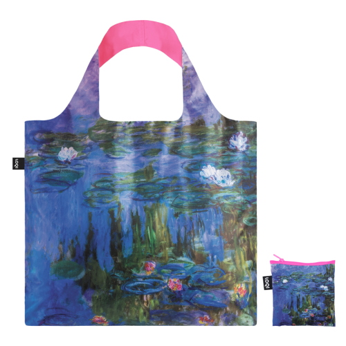 BORSA SPESA CLAUDE MONET- WATER LILIES RECYCLED