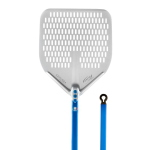 PALA PIZZA AZZURRA RETT. FORATA CM.33x33 H.186