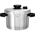 PENTOLA PRESSIONE ALTO CM.20 LT.4 CRISTEL CON CESTELLO