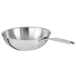 WOK INOX 3PLY CASTEL PRO MANICO FISSO