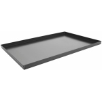 TEGLIA PIZZA RETTANGOLARE LAMIERA BLU CM.60X40 h.2,5  