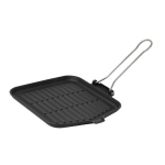 BISTECCHIERA DIETELLA QUADRATA CM.24X24 GHISA SMALTATA INDUZIONE
