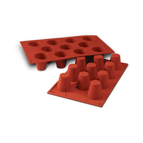 11 BABA' SILICONE ROSSO mm. Ø 45 h.48 ml.50 SF020