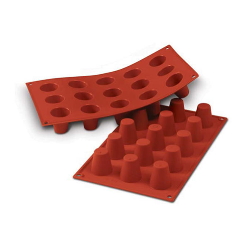 15 BABA' SILICONE ROSSO mm. Ø 35 h.38 ml.30 SF019