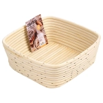 CESTO LIEVITAZIONE QUADRATO CANNA CM.25x25 H.9 2500 g