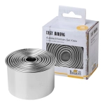SET 10 TAGLIAPASTA TONDI INOX CM.1,5-7 h.4,5