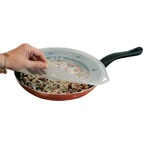COPERCHIO UFO SILICONE CM.29 TRASPARENTE