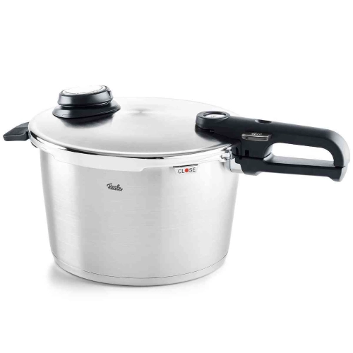 PENTOLA A PRESSIONE VITAVIT PREMIUM NEW LT.8 CM.26 C/INSERTO VAPORE