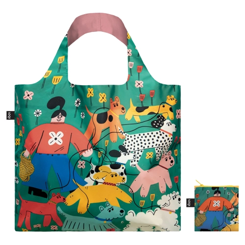 BORSA SPESA TESS SMITH-ROBERTS - DOG WALKING RECYCLED