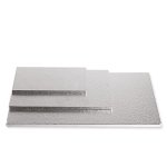 SOTTOTORTA RETTANGOLARE ARGENTO CM.45x35 H.1,2
