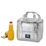BORSA TERMICA CITY SMALL ARGENTO LT.10 CM.28x18 H.21