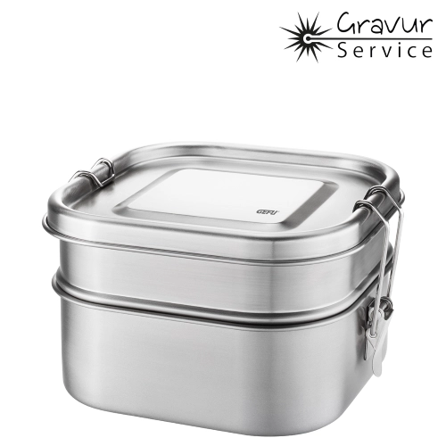 LUNCHBOX PORTAPRANZO DOPPIO INOX ENDURE ml.800+1000