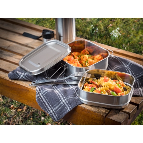 LUNCHBOX PORTAPRANZO DOPPIO INOX ENDURE ml.800+1000