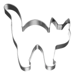 STAMPINO GATTO HALLOWEEN INOX CM.8