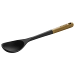 CUCCHIAIONE SERVIRE M/LEGNO ACACIA SILICONE CM.31