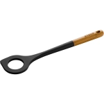 CUCCHIAIONE CON BUCO M/LEGNO ACACIA SILICONE CM.31