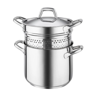 CUOCIPASTA CON CESTELLO INOX 18/10 CHEF LINE CM.22 H.26,5 LT.6