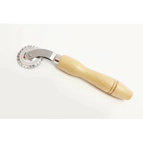 ROTELLA TAGLIAPASTA CURVA MANICO LEGNO