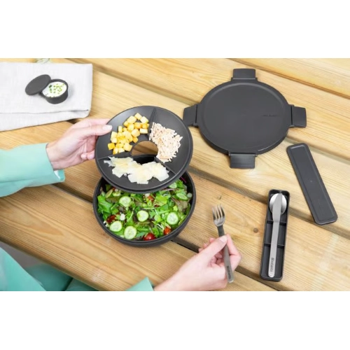 LUNCH BOX INSALATE GRIGIO SCURO
