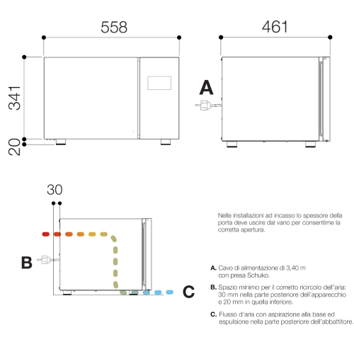 ABBATTITORE LIFE FREE STANDING W30
