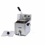 FRIGGITRICE ELETTRICA INOX LT.8 CON RUBINETTO