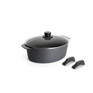 CASSERUOLA OVALE 2/M DIAMOND LITE C/C CM.31x26 H.11,2 LT.6