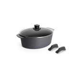 CASSERUOLA OVALE 2/M DIAMOND LITE C/C CM.31x26 H.11,2 LT.6