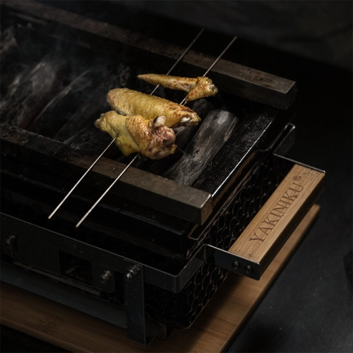 SET 2 PZ. BARRA YAKITORI PER SHICHIRIN RETT. LARGE CM.55x2x2