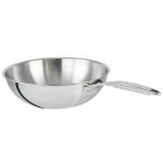 WOK INOX 3PLY CASTEL PRO MANICO FISSO