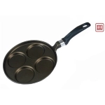 PADELLA PANCAKE INDUZIONE ANTIADERENTE CM.25 4 POSTI CM.9