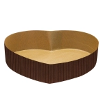 STAMPO CUORE 700g IN CARTA DA FORNO CM.20,5x22,5 H.5